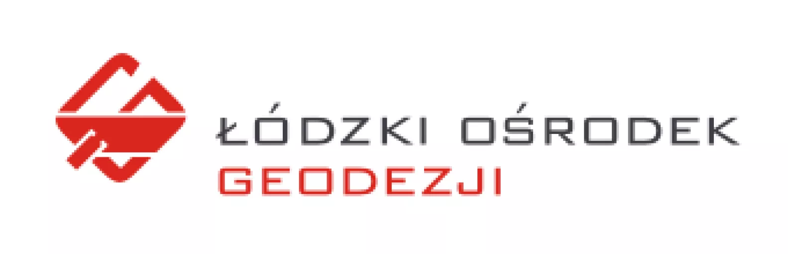 Łódzki Ośrodek Geodezji logo.